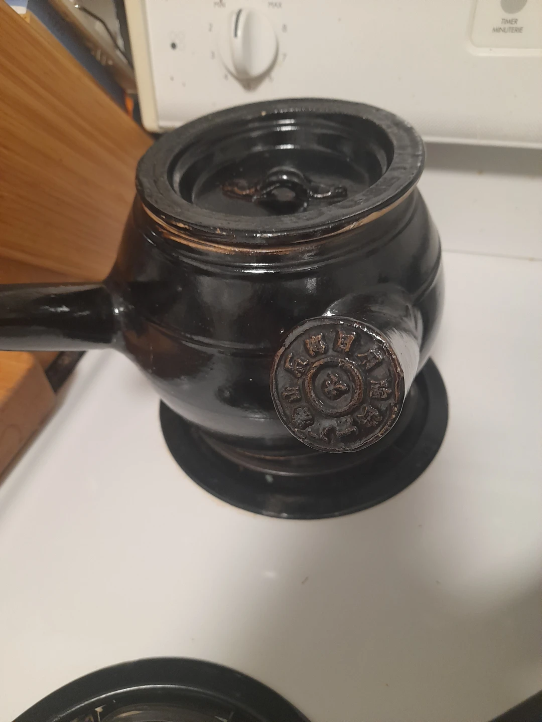 Vintage chinese medecine pot also know as a teapot - photo 4
