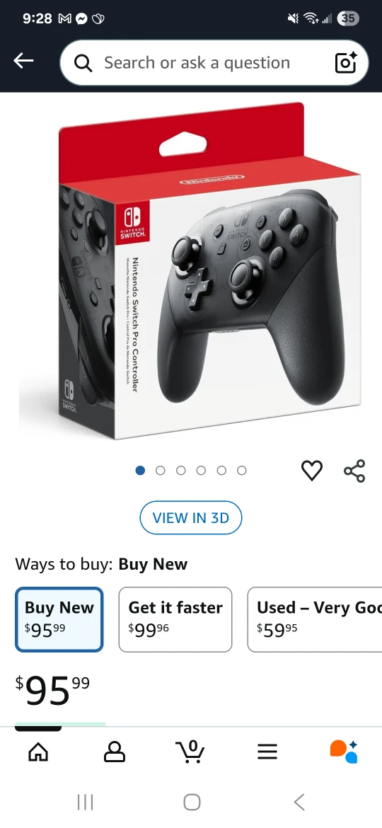 Nintendo Switch Pro Controller - Like New!