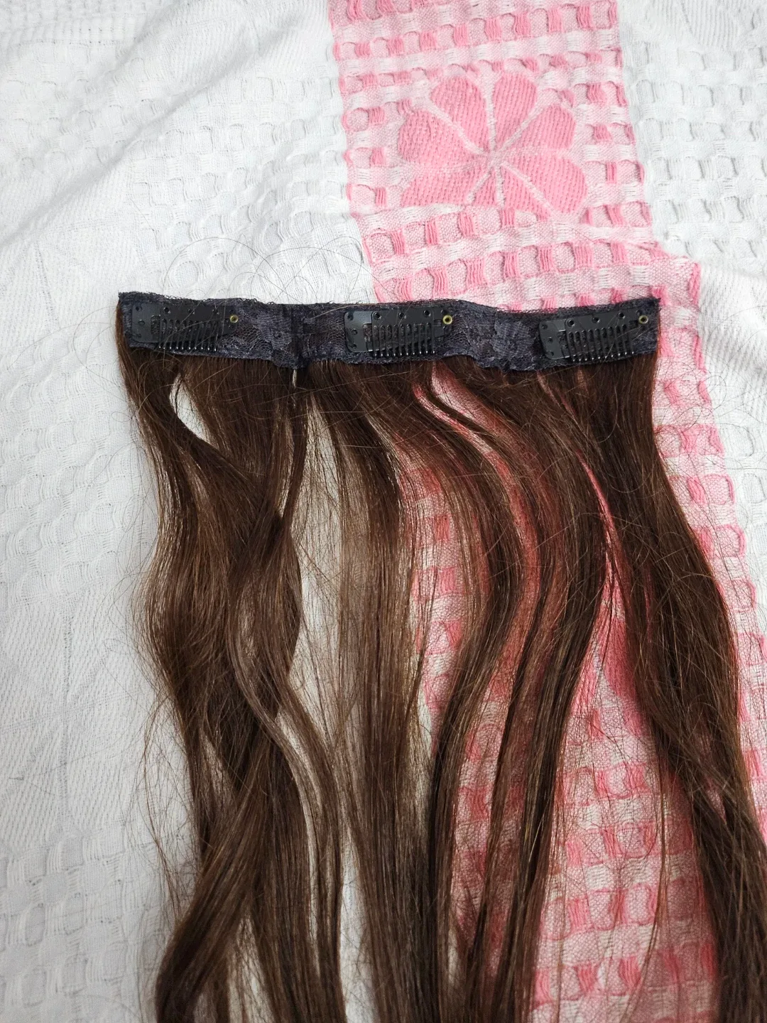 ���👧Human Brown Clip In Hair Extensions image indicator(3)