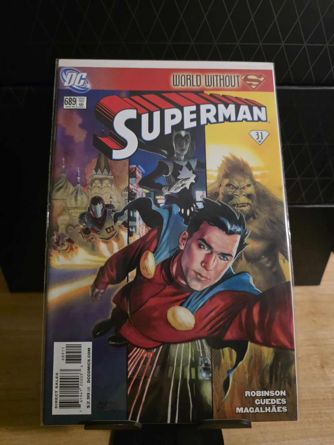 Superman Comic Book - World Without Superman