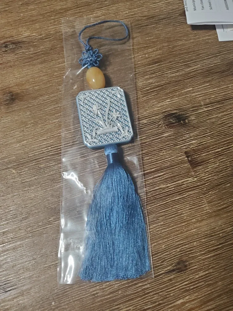 Blue Tassel Mirror Ornament image indicator(2)