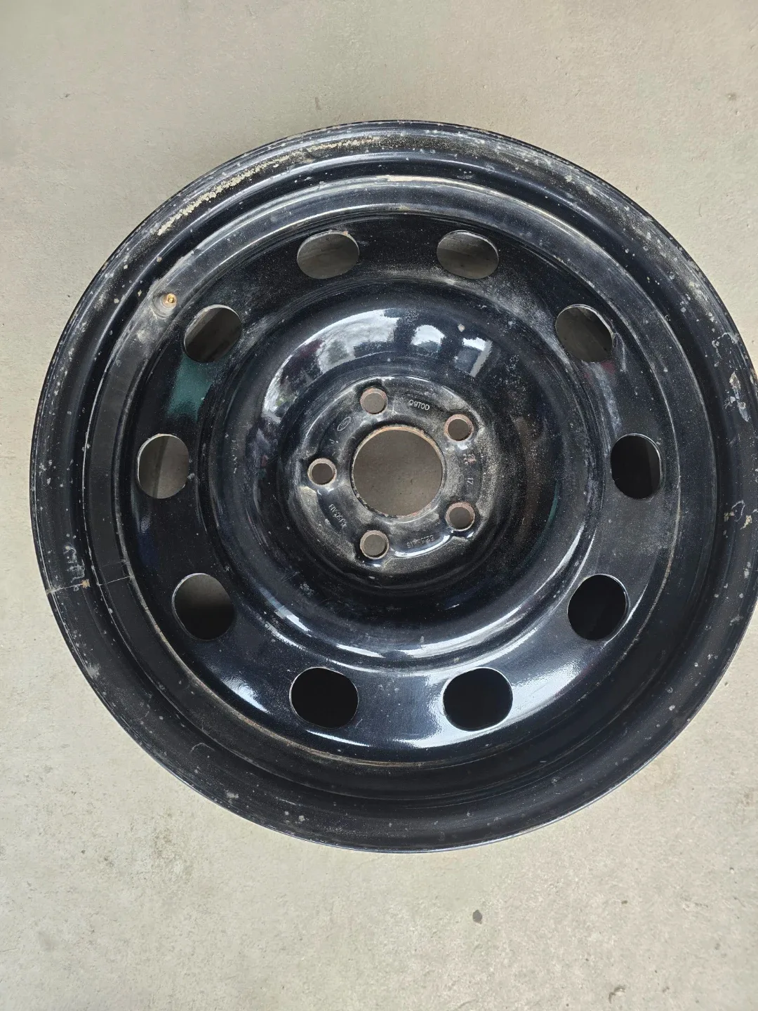 Black Steel Wheel Rim image indicator(3)