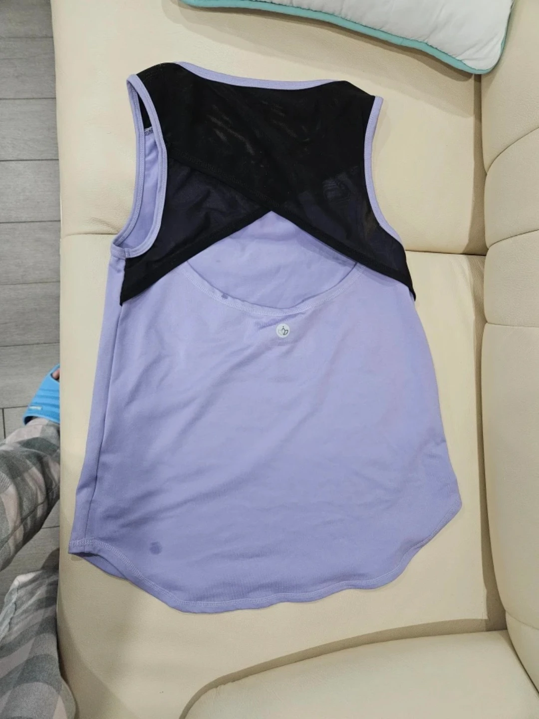 Sheer Purple Tank Top by Jill Yoga - photo 2