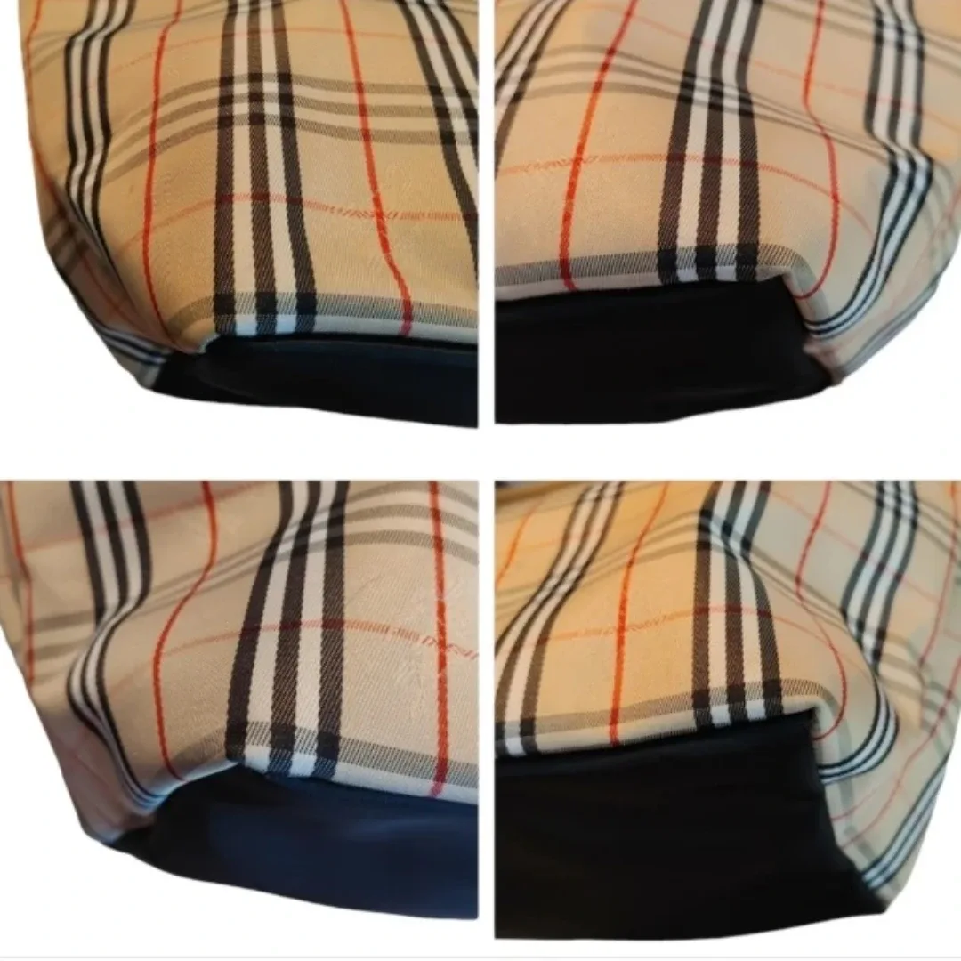 Burberry Blue Label Plaid Tote Bag image indicator(10)