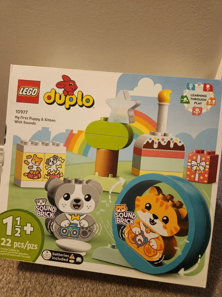 New LEGO Duplo My First Puppy & Kitten With Sounds