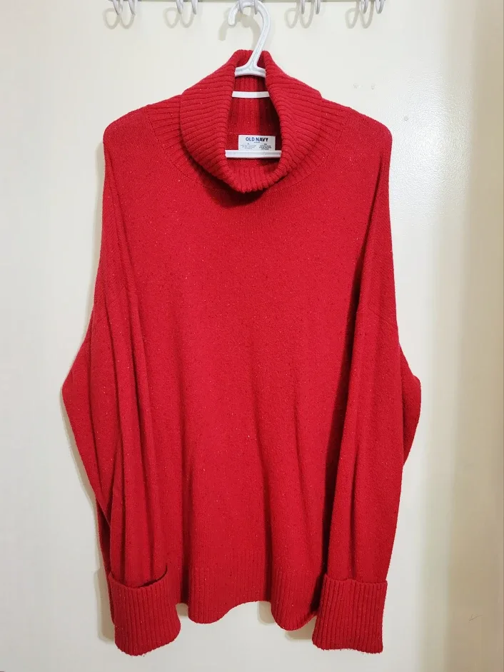 Red Turtleneck Sweater image indicator(2)