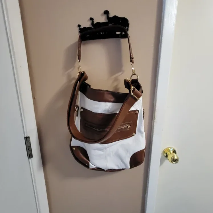 Call It Spring Brown & White Purse