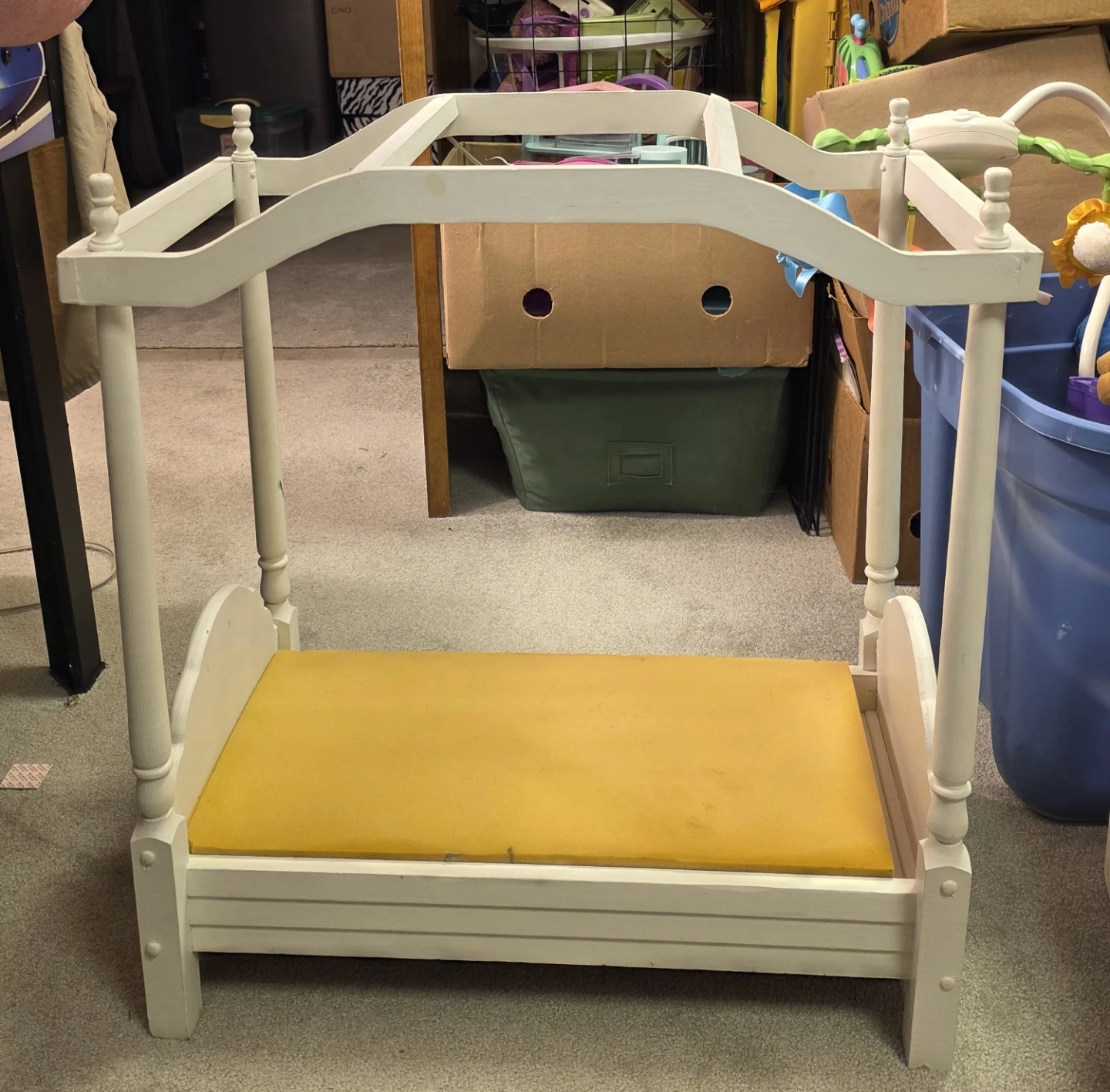 Doll Bed with Canopy - fits American Girl Dolls! - photo 2