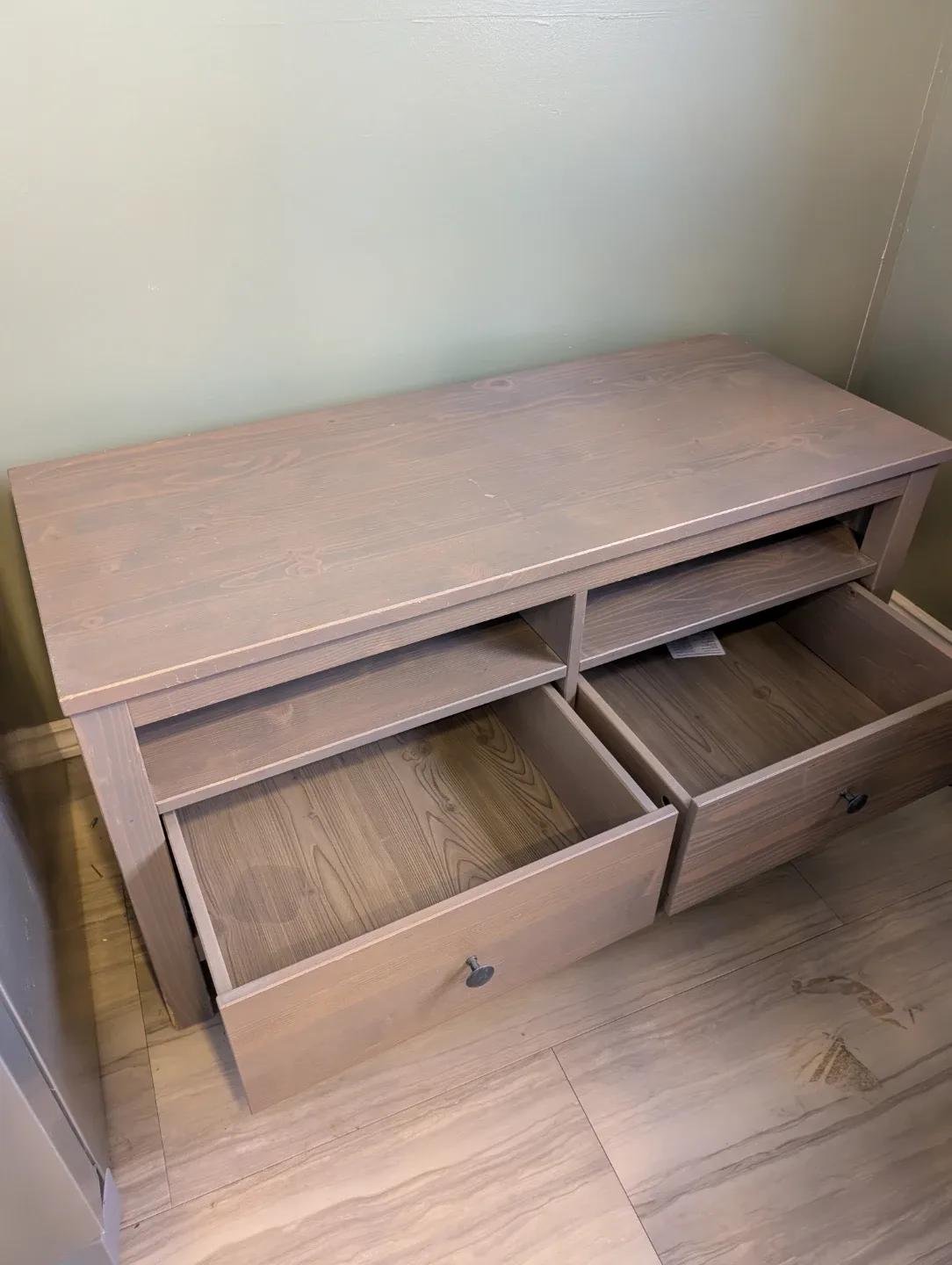 IKEA Hemnes TV Stand - Grey/Brown image indicator(2)