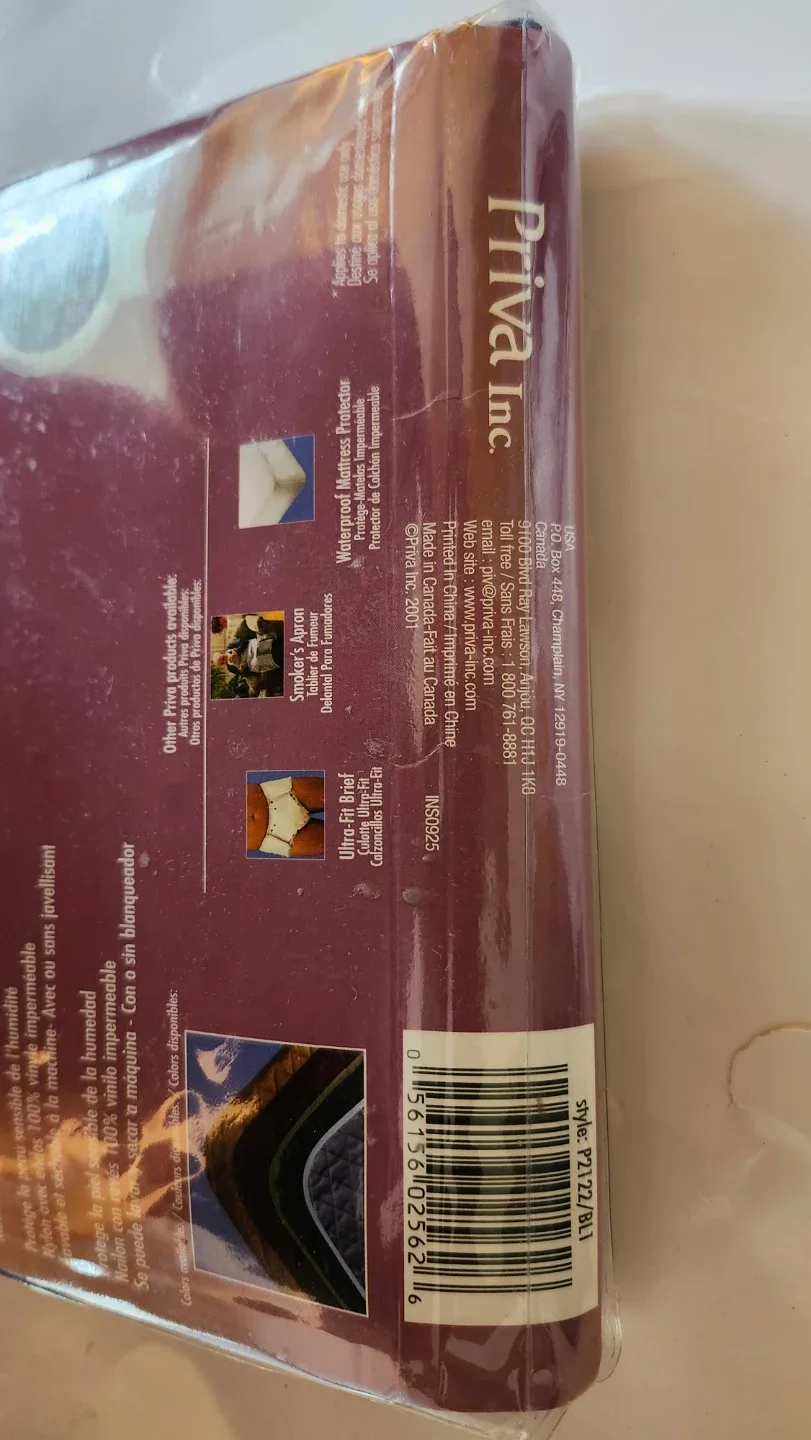 Brand New Priva Waterproof Seat Protector 21" x 22" image indicator(5)