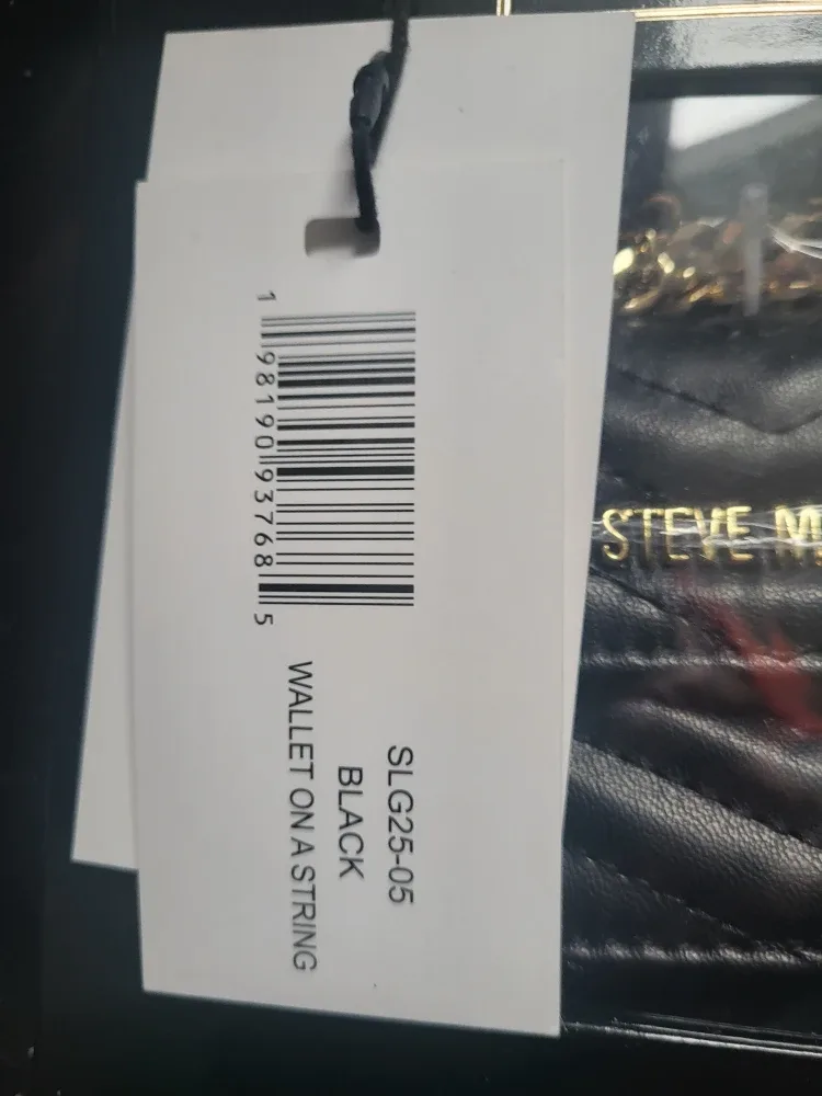 Steve Madden Black Wallet on a String - New image indicator(3)