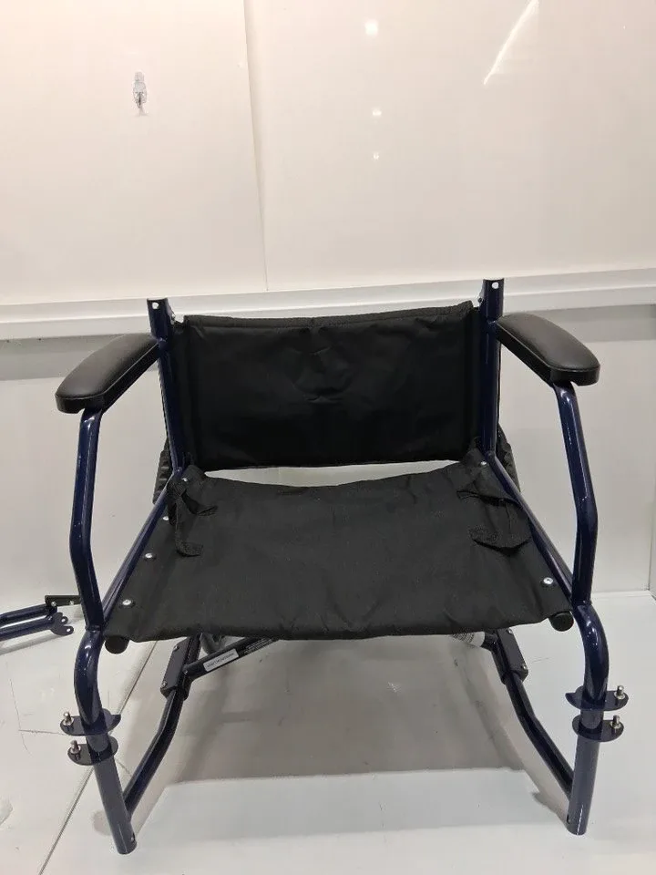 CAREX FOLDABLE TRANSPORT WHEELCHAIR - 300Lbs capacity image indicator(4)