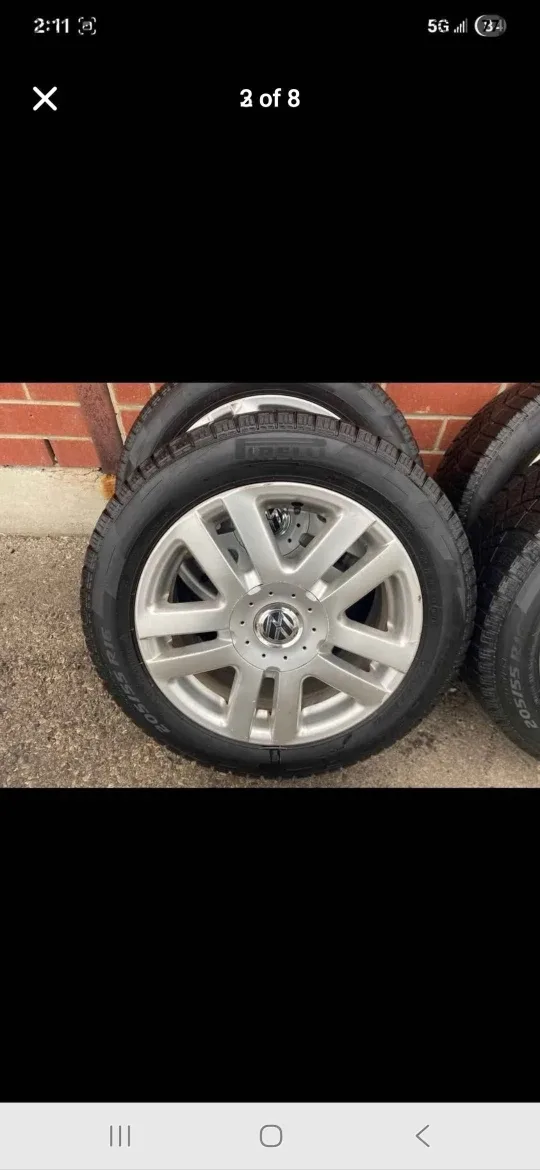 Pirelli Winter Tires 205/55 R16 on VW Rims image indicator(2)