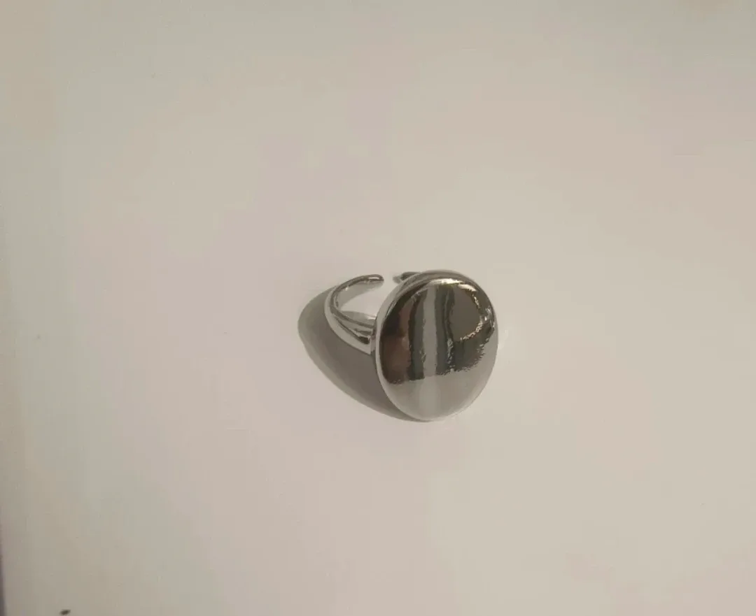 Silver Adjustable Ring (Unisex) image indicator(3)