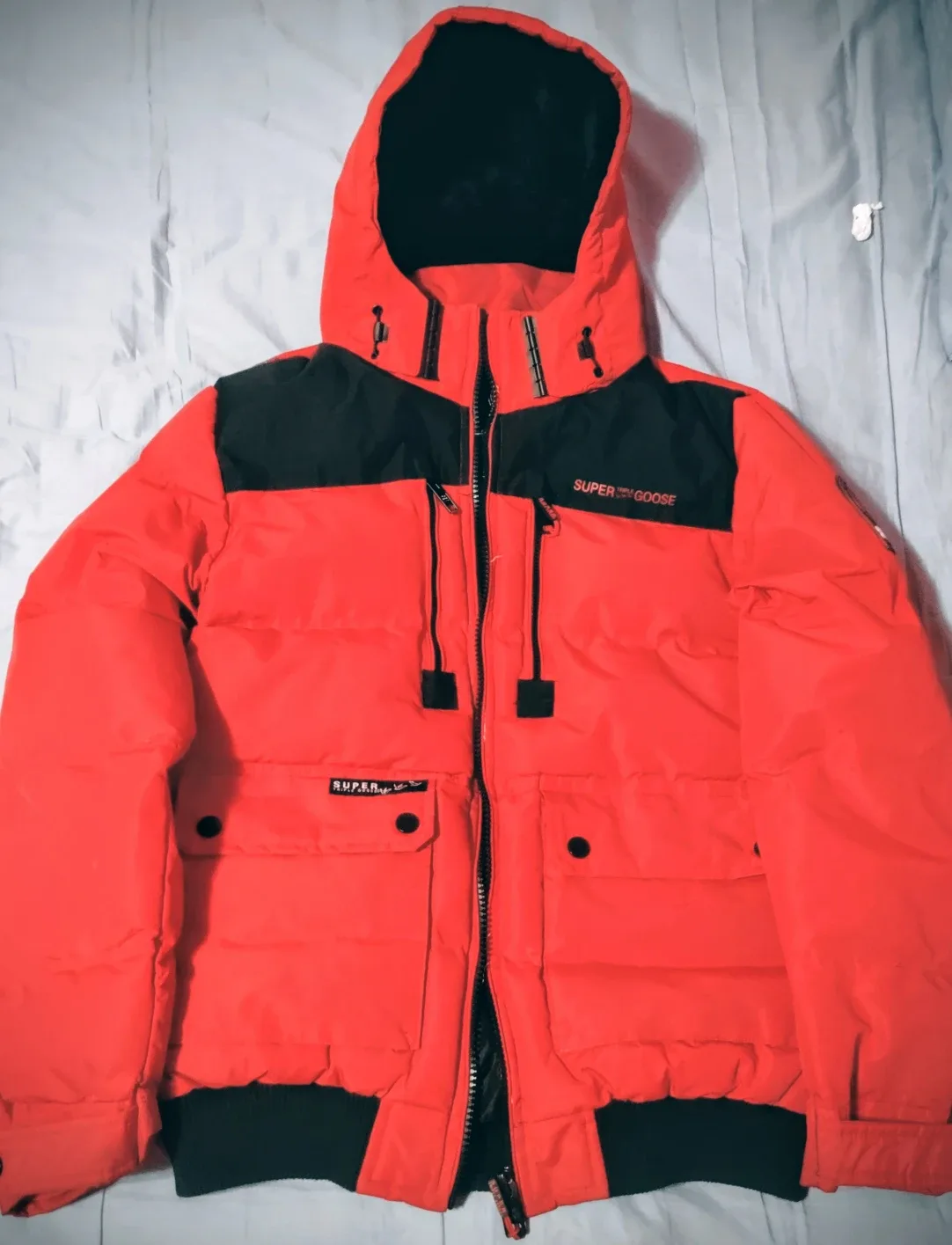 Super Triple Goose M/M Red Puffer Jacket
