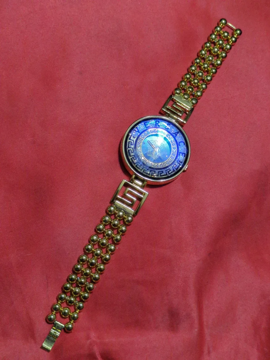 Versace Gold-Tone Ladies Watch