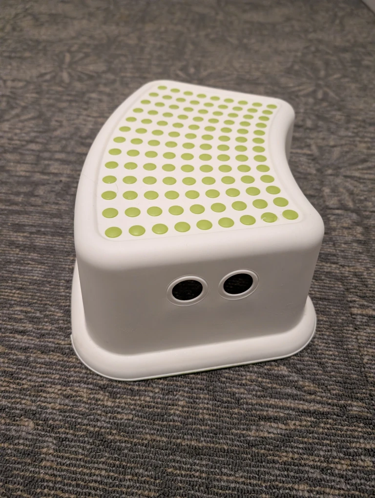 Step Stool - White & Green - photo 2