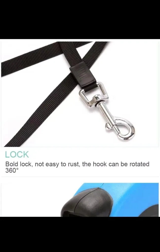 Retractable Dog Leash - Blue image indicator(2)