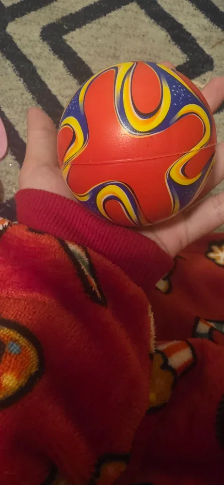 Red & Blue Patterned Ball