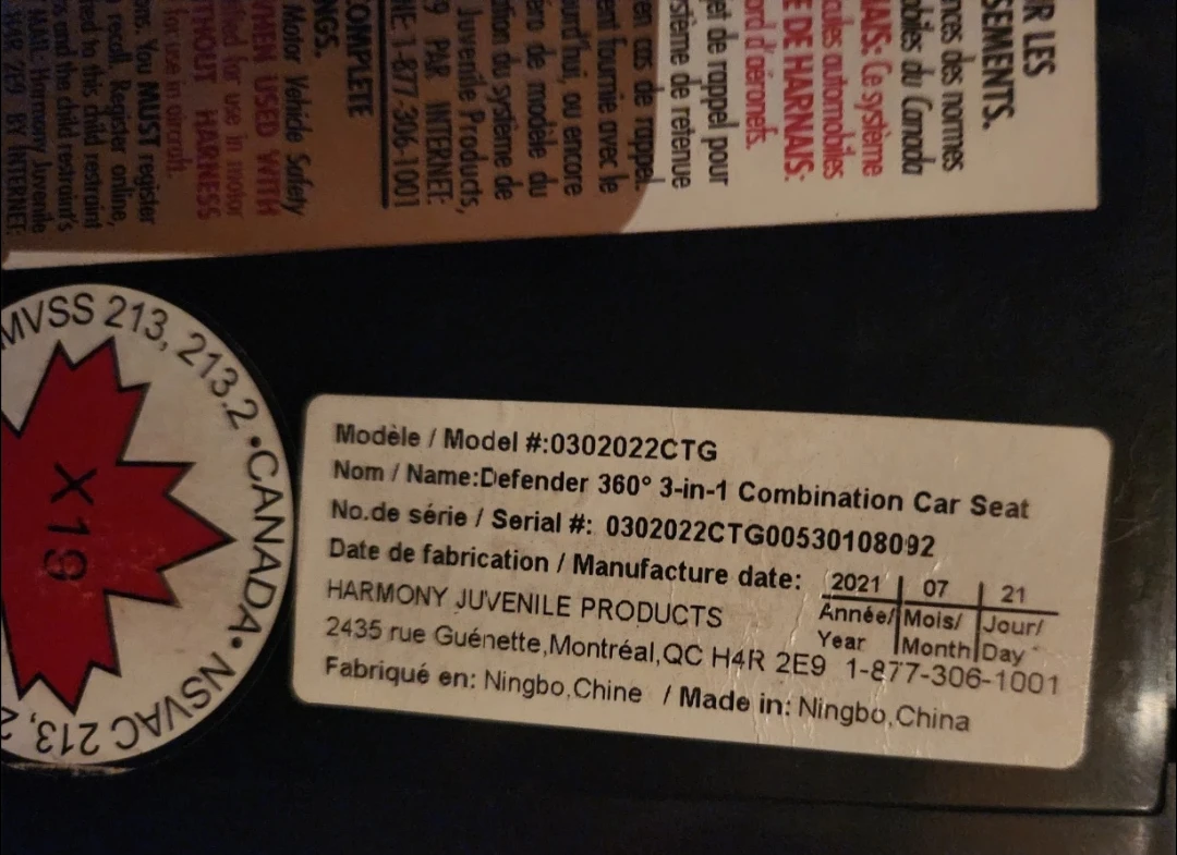 Harmony Car Seat - photo 3