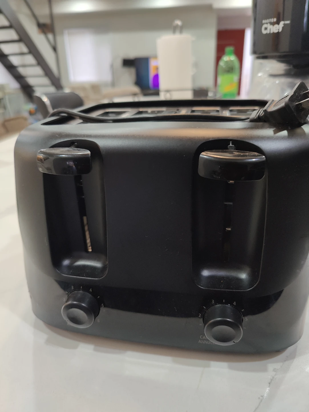 Black 4-Slice Toaster