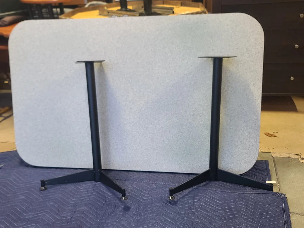 Rectangular Table with Black Legs - photo 3