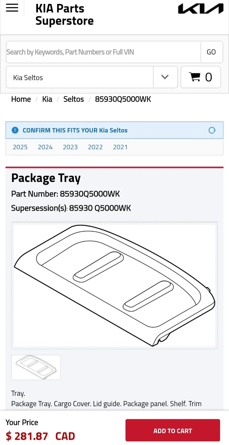 Kia Seltos rear parcel shelf image indicator(2)