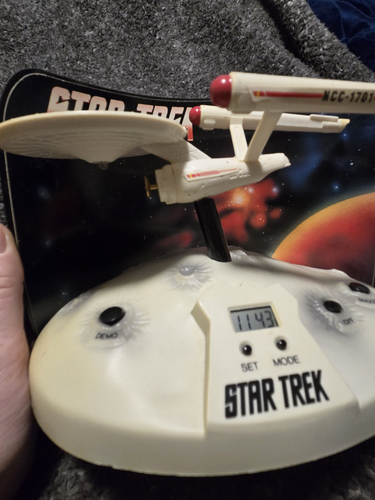 Star Trek Enterprise NCC-1701 Alarm Clock - photo 2