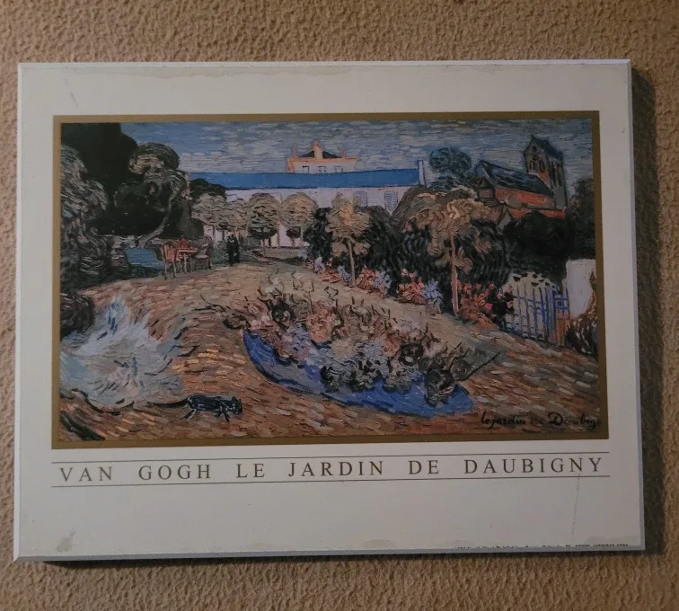 Van Gogh Le Jardin De Daubigny Print🥕🎯 thrifty pick