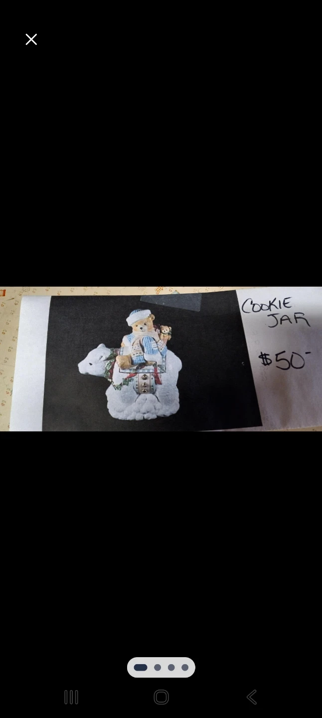 Cherished Teddies Girl With Polar Bear Cookie Jar - photo 3