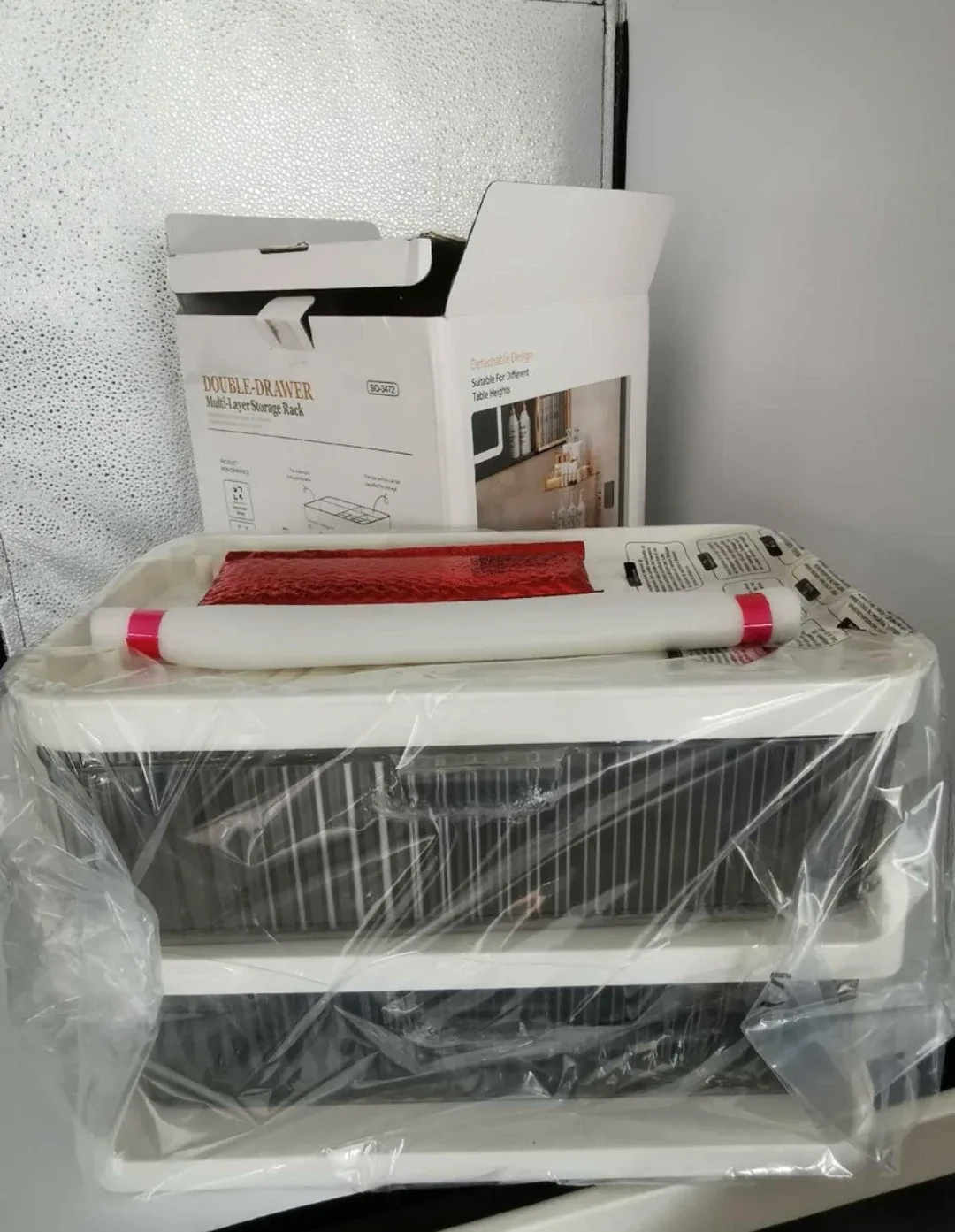 🥕Double-Drawer Multi-Layer Storage Rack image indicator(4)