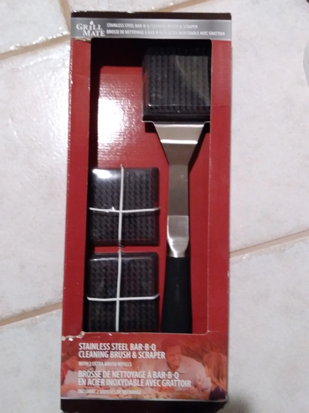 BRAND NEW, Grill Mate BBQ Cleaning Brush & Scraper