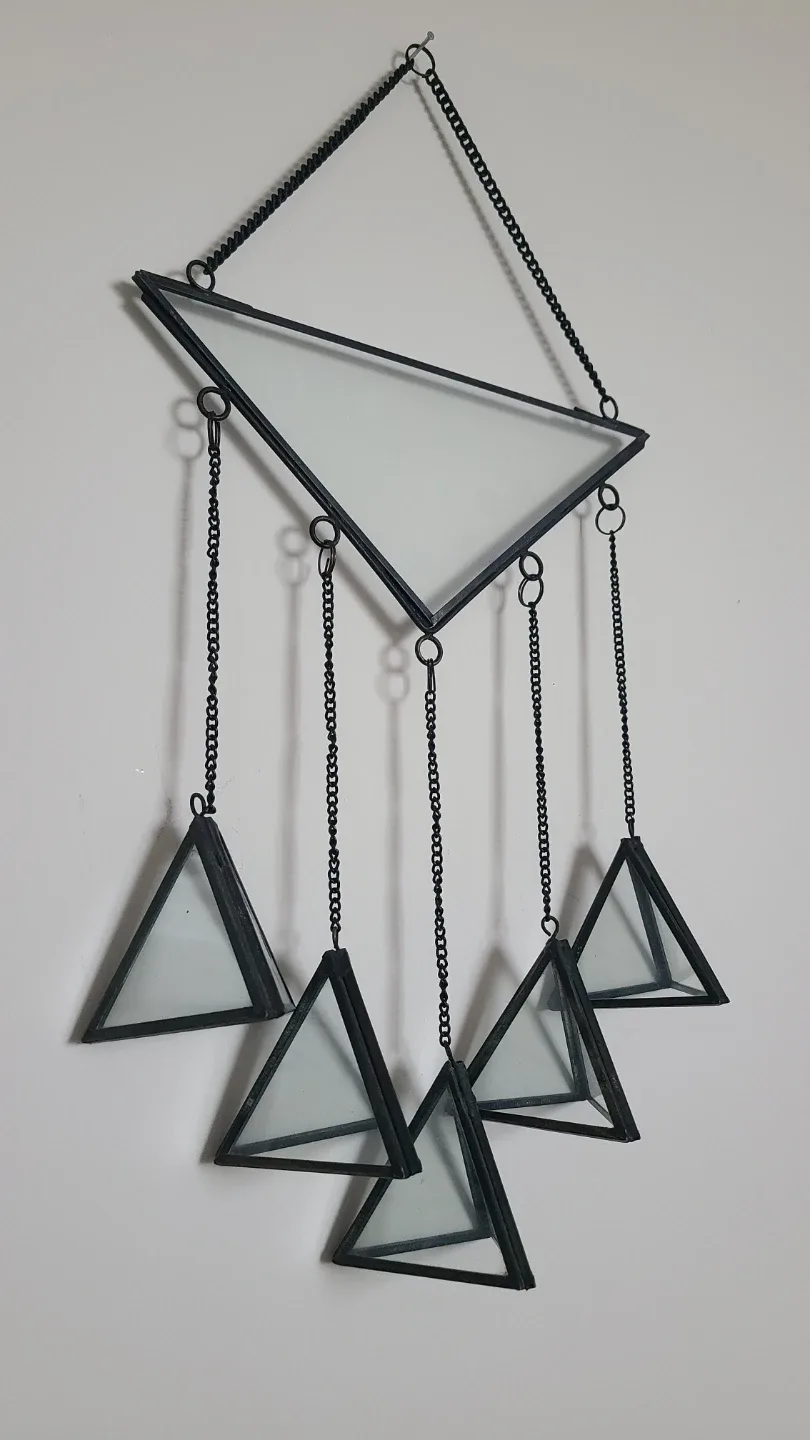 Geometric Glass & Metal Mobile image indicator(2)