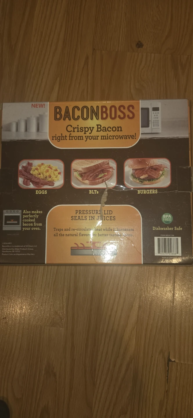 Bacon Boss Microwave Bacon Cooker