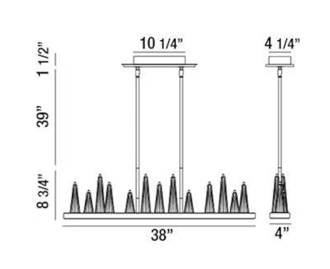 Eurofase Lighting Chandelier - New in Box! image indicator(3)