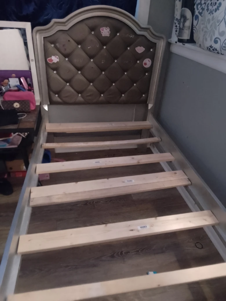 Twin Bed Frame with Headboard - photo 2