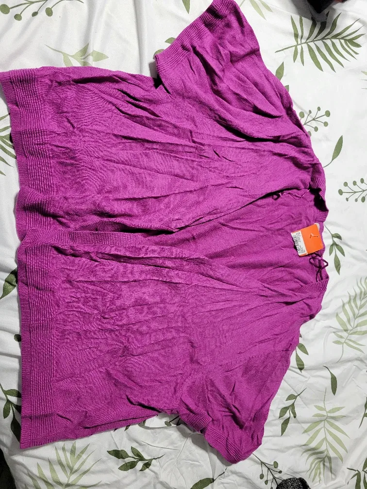 Joe Fresh Purple Cardigan - Size L