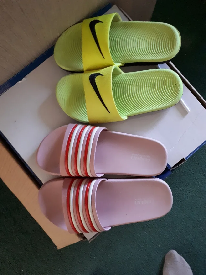 Nike Slides two pairs