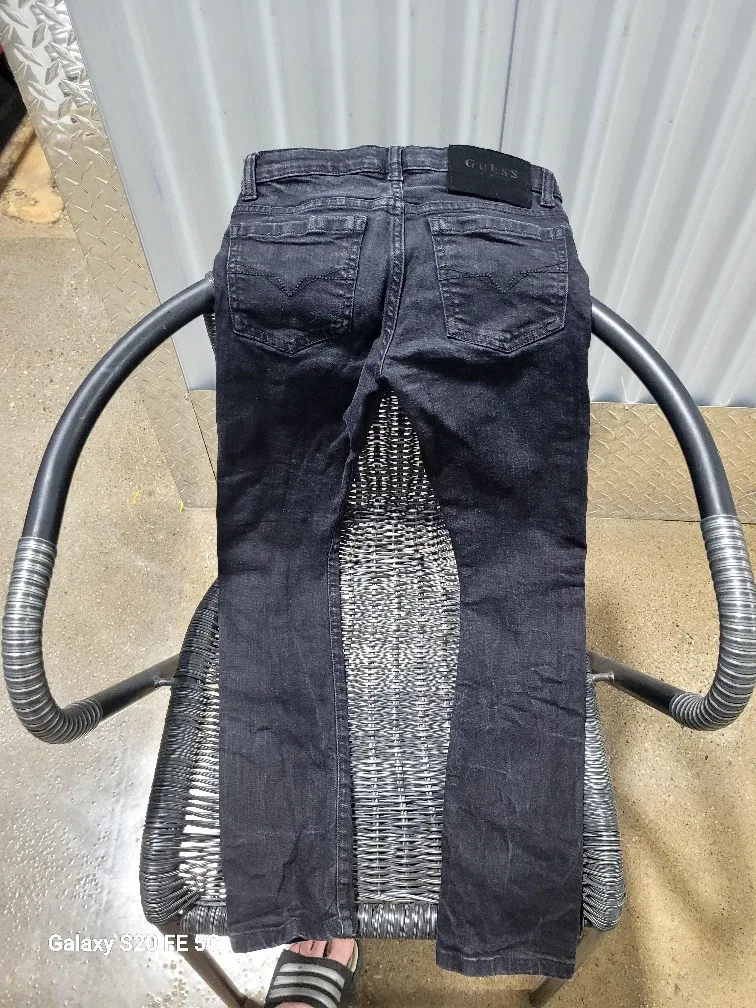 Guess Kids Black Skinny Fit Jeans - Size 10 image indicator(2)