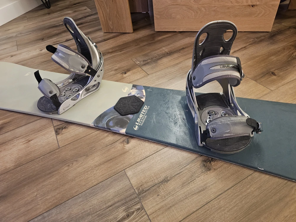 Limited 157 Snowboard with Burton Bindings - $140 - photo 3