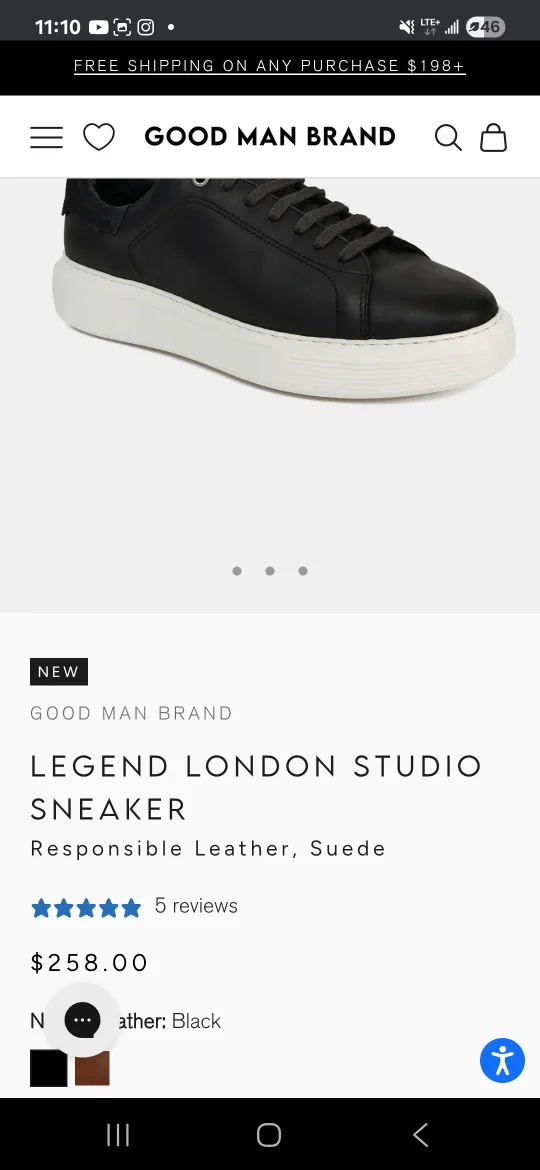 Good Man Brand Legend London Studio Sneaker image indicator(4)
