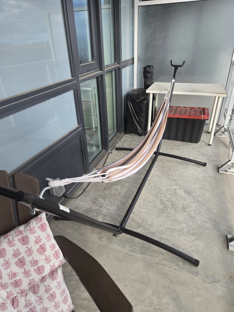 Portable Hammock with Adjustable Steel Stand