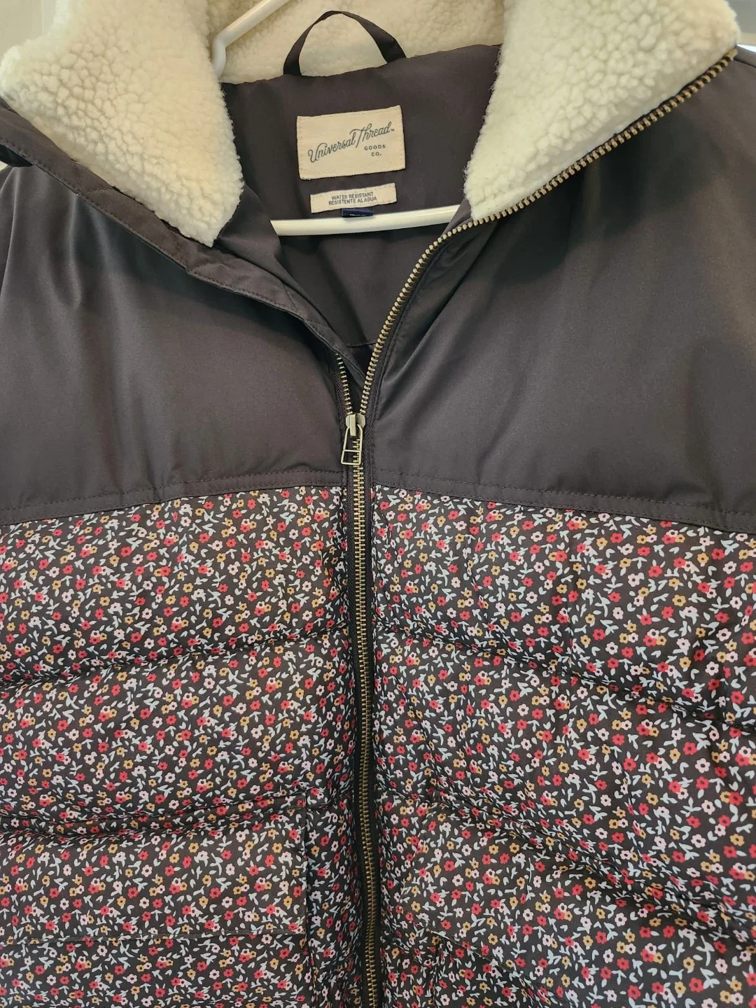 Universal Thread Floral Puffer Jacket - Size S image indicator(2)