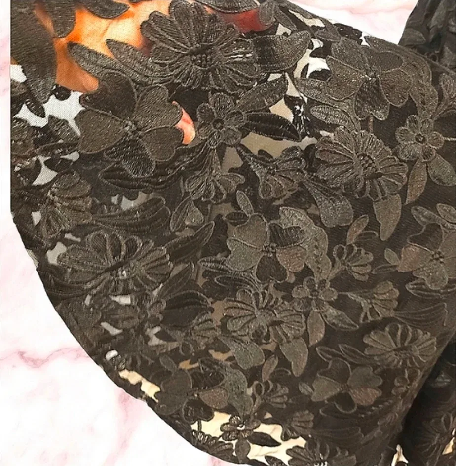 NWOT Black Mini Skater Dress - Sz XL image indicator(10)