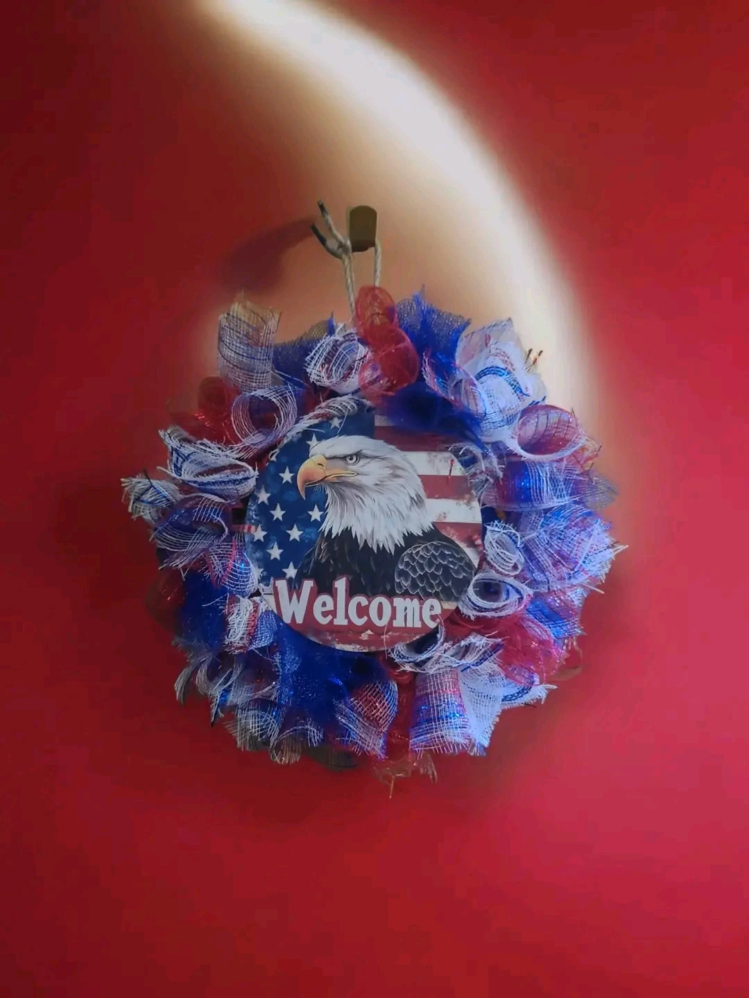 Handmade Patriotic Wreath