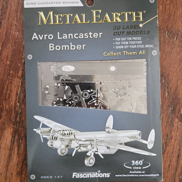 Metal Earth Avro Lancaster Bomber 3D Model Kit