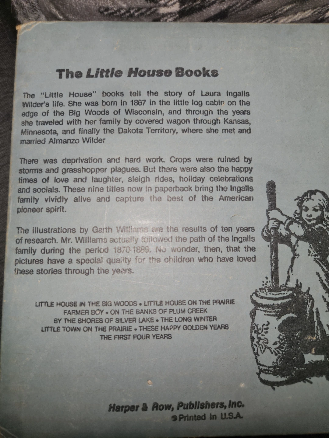 Little House Books by Laura Ingalls Wilder - photo 3