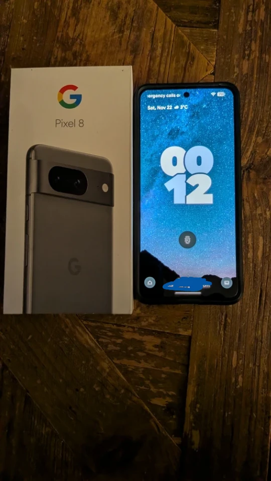Unlocked Google Pixel 8 128 GB Hazel w/ Ringke Case - photo 3