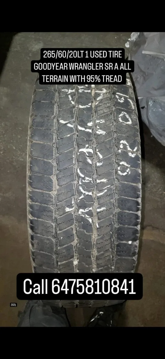 Goodyear Wrangler SR A All Terrain Tire - 265/60/20LT
