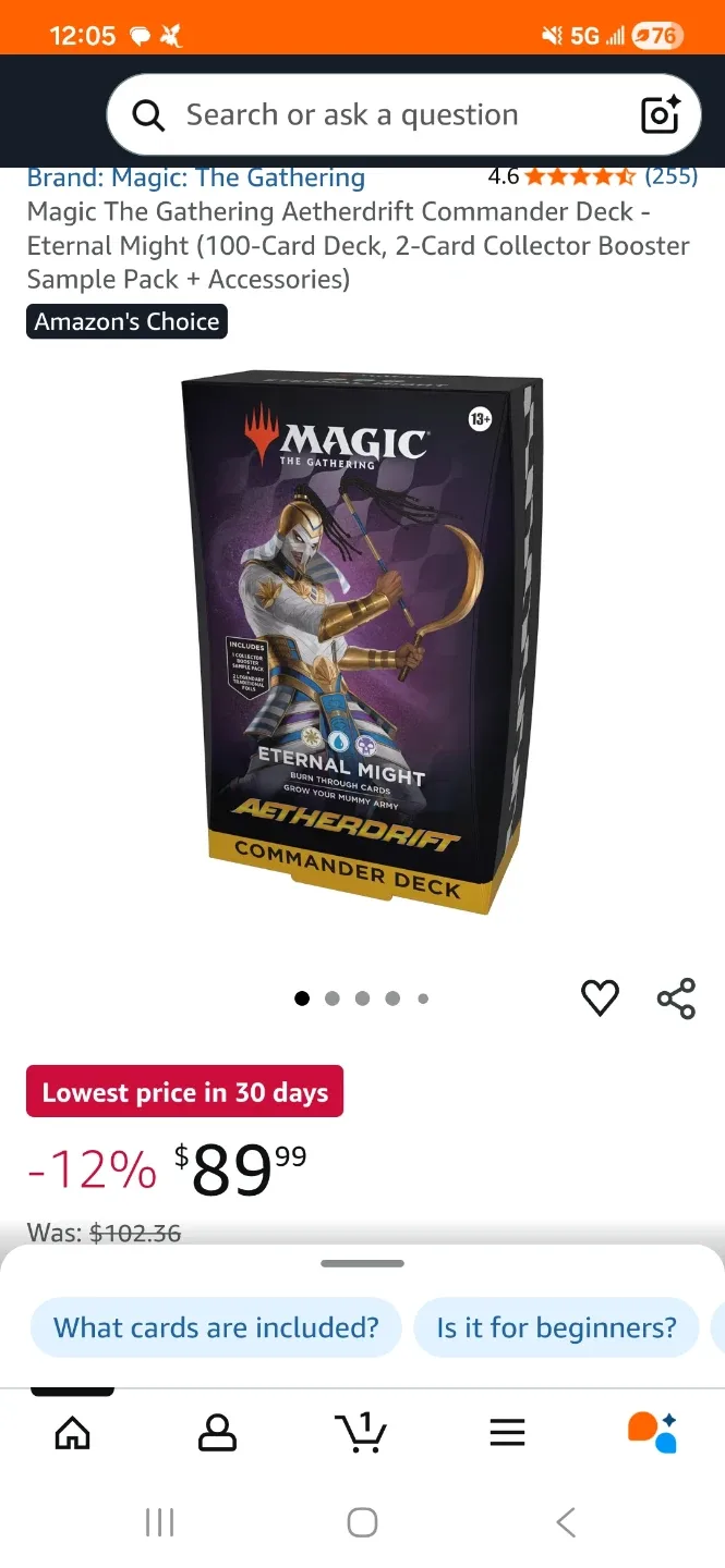 MTG - Aetherdrift - Commander Decks - Eternal Might